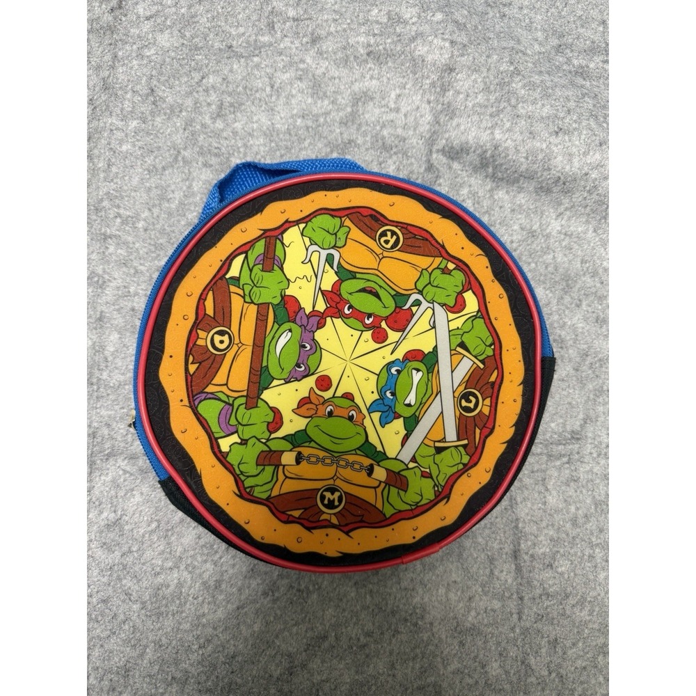 Ninja Turtles 9" circular graphic print insulated lunchbox lunchbag